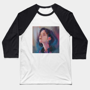 Color Protrait Baseball T-Shirt